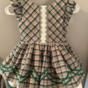 Dollcake Green and Plaid Dress